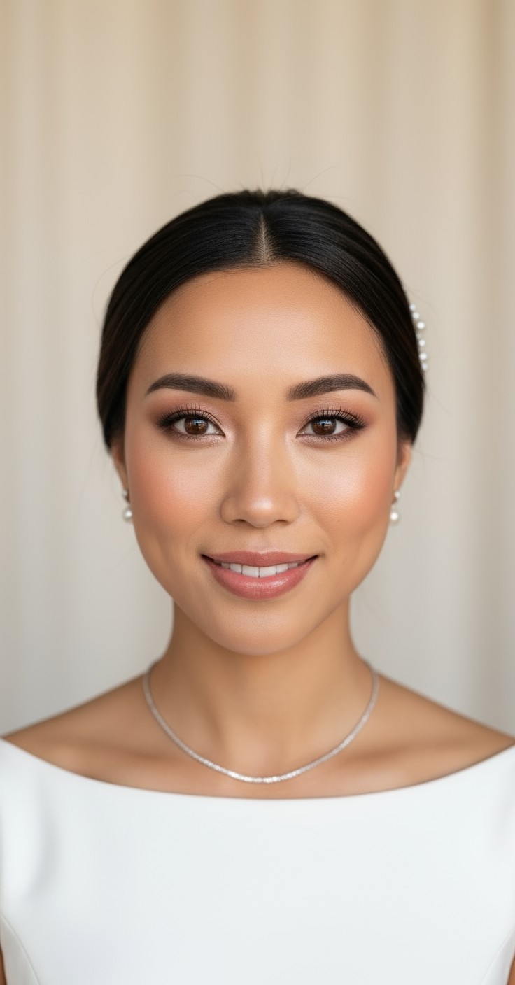 After Side Bun For Wedding